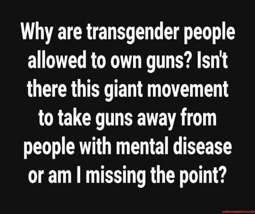 M transgenders and guns