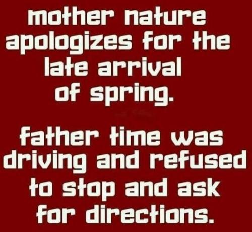 Late arrival of Spring