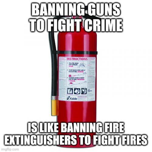M banning guns