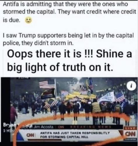 Antifa claim 6Jan