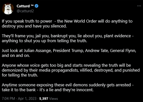 M Caturd New World Order