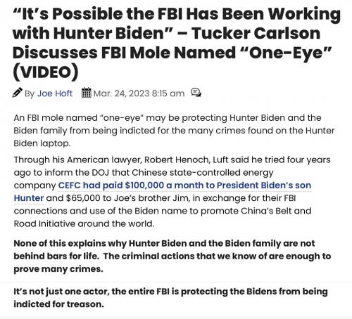 Hunter FBI mole