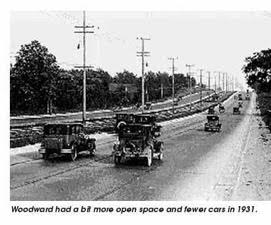 Road M-1 -- 1st US Paved Road, Woodward Avenue in Detroit, MI