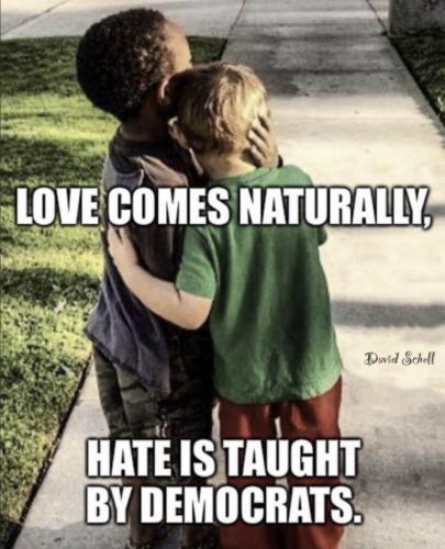 hate taught by Dems