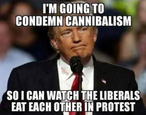 USA DJT cannabilism