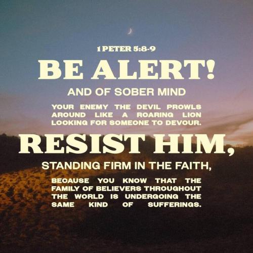 1 Peter 5:8-9