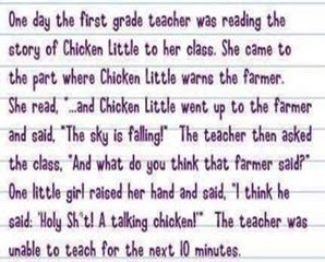 Chicken Little -- Talking Chicken