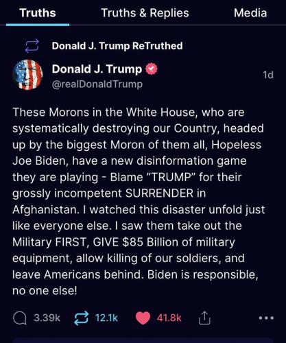 M disinformation