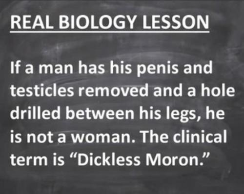 dickless moron