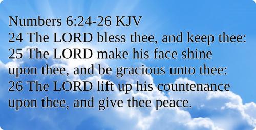 Num. 6;24-26