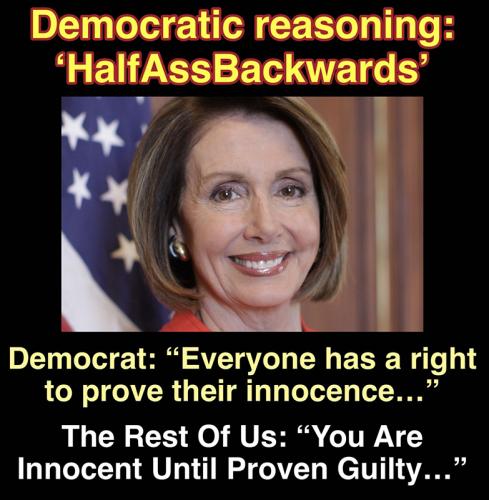 M Democrat reasoning