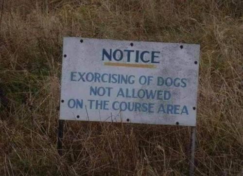 exorcising