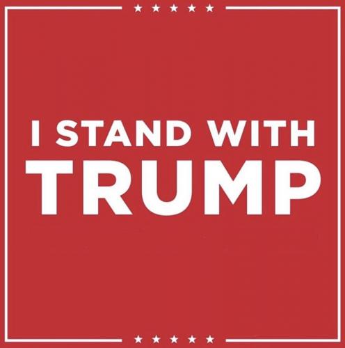 M I stand with Trump