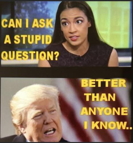 AOC ask dumb ?
