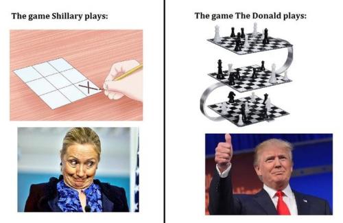 hillary and trump game