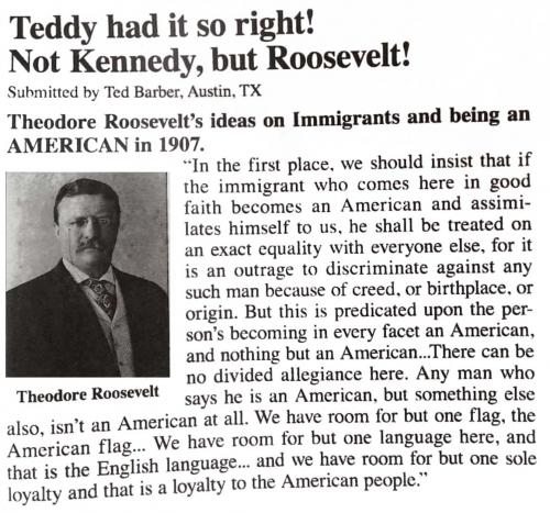 Roosevelt immigrant