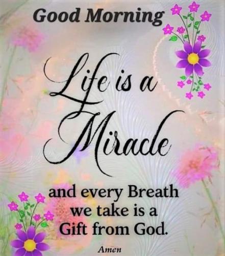 052723 - GM life is a miracle