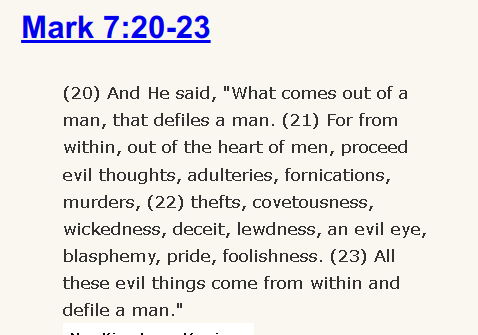 Mark 7:20-23
