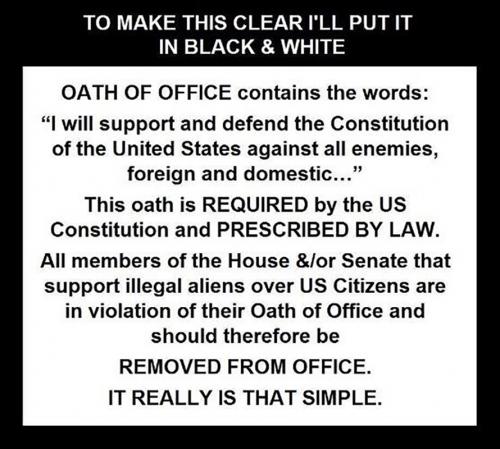 M oath of office