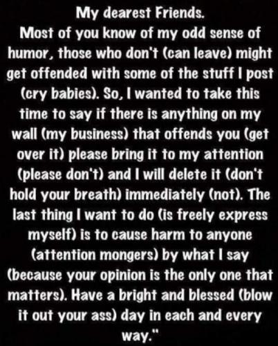 RO dearest Friends
