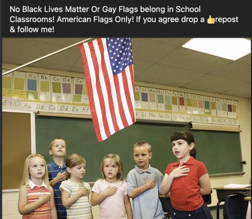 America flags only