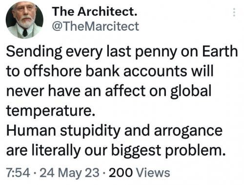 stupidity & arrogance