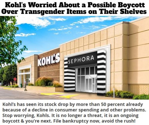 Kohl's worried about Boycott threat
