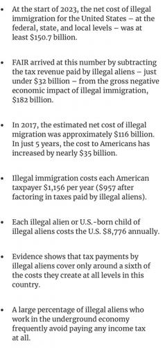 M Cost Illegal Immigration