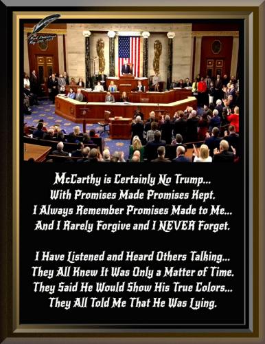 McCarthy ~Promises Made and Not Kept~