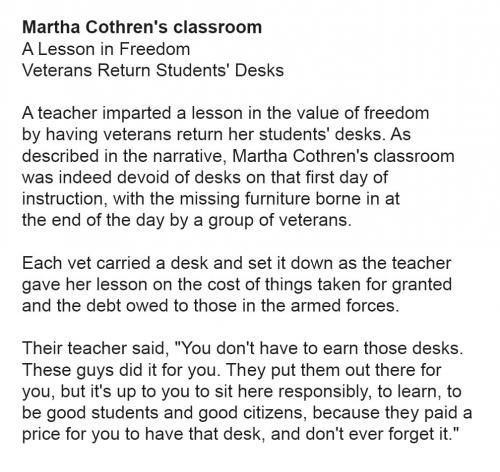 Martha & desks