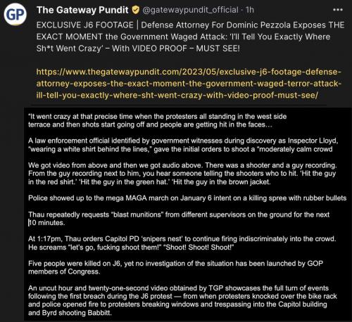 J6 Gov waged attack