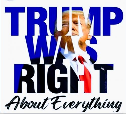 M Trump was right