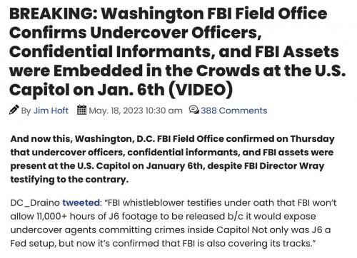 FBI made 6 Jan