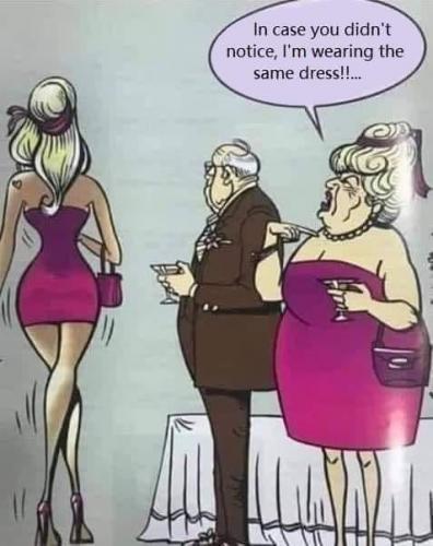 Cartoon - Same dress