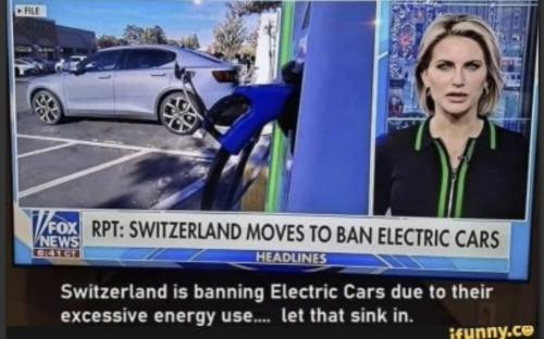 Switzerland ban EV?