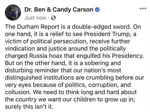 BEN CARSON   TS