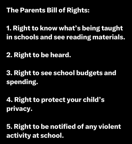 M parents bill of rights
