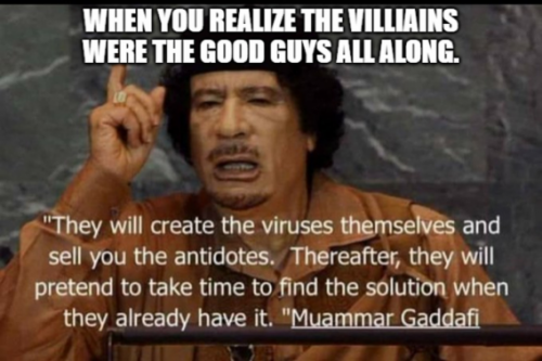 Muammar Gaddafi - Vacs