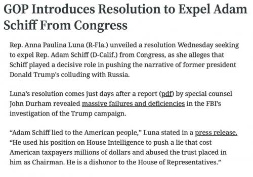 expel Schiff