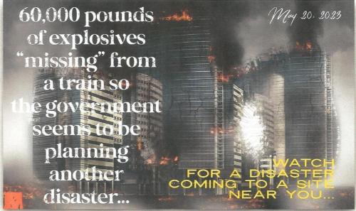 May 20th, 2023 - Disaster coming soon...