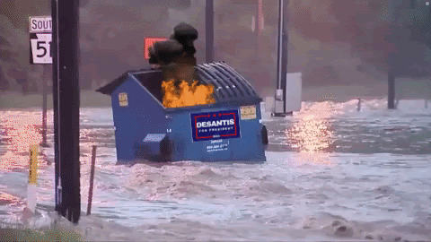 DesantisDumpsterFire