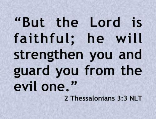 2 Thessalonians 3:3