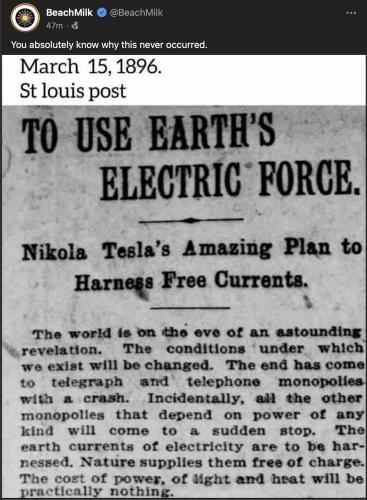 N Tesla energy