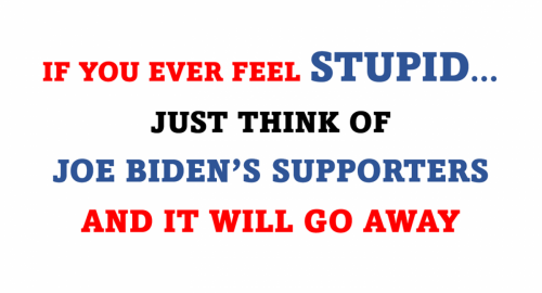 B feel stupid