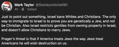 Israel bans non jews