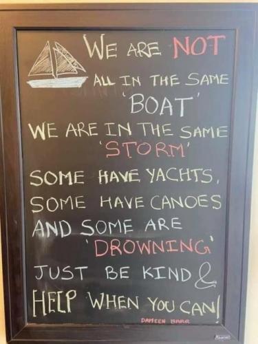 not same boat