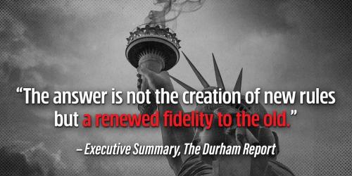M Durham report