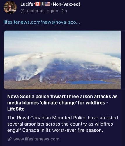 Nova Scotia arson