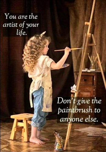 You are the artist