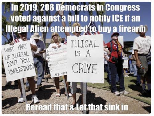 illegals & guns OK